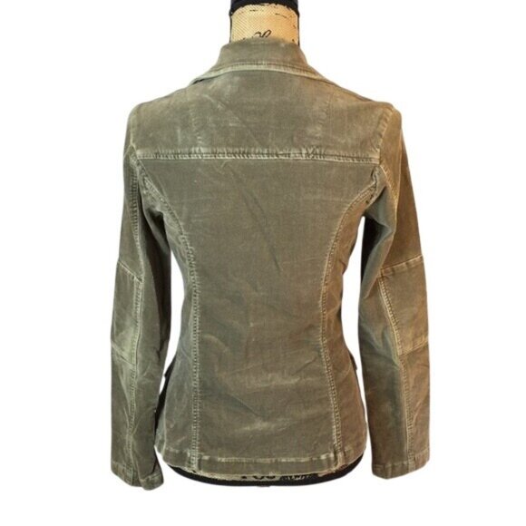 Z. Cavaricci Olive Green Corduroy Blazer Jacket Small - Picture 2 of 6